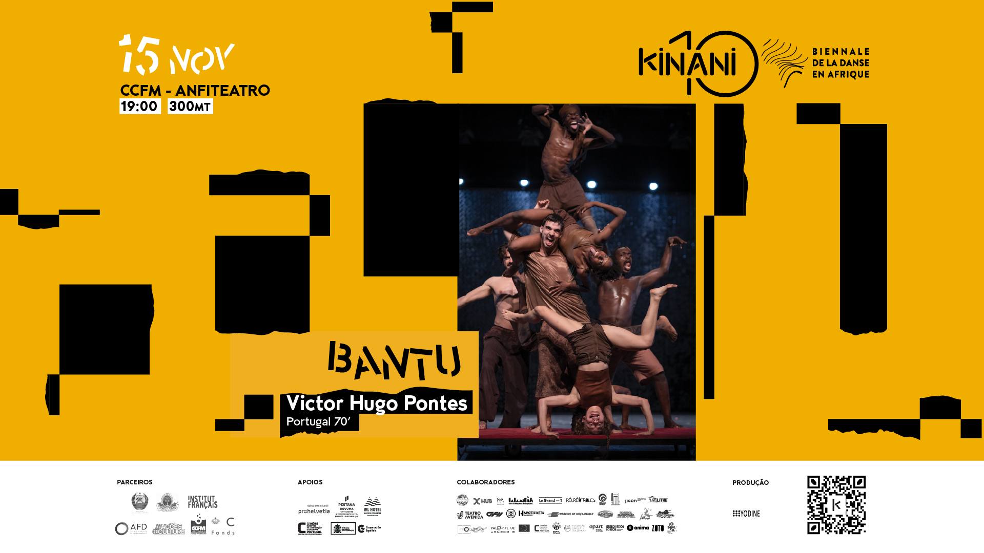 KINANI - Biennale de la Danse en Afrique | "Bantu" de Victor Hugo Pontes