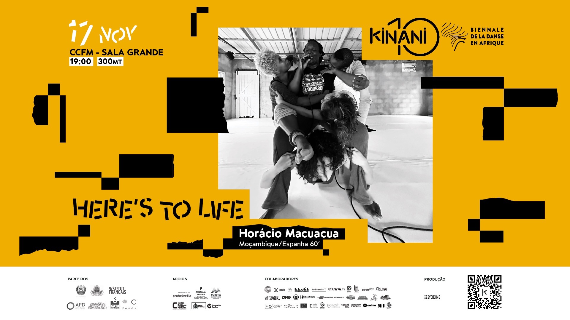 KINANI - Biennale de la Danse en Afrique | "Here’s to life" de  Horácio Macuácua