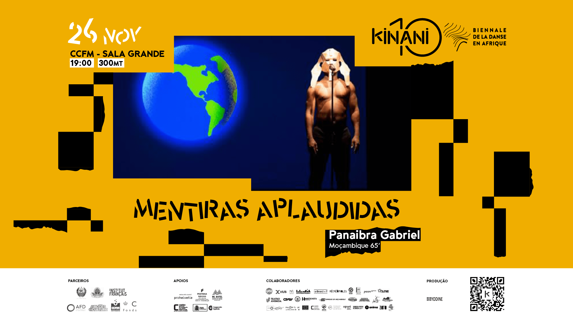 KINANI - Biennale de la Danse en Afrique | "Mentiras Aplaudidas" de Panaibra Gabriel