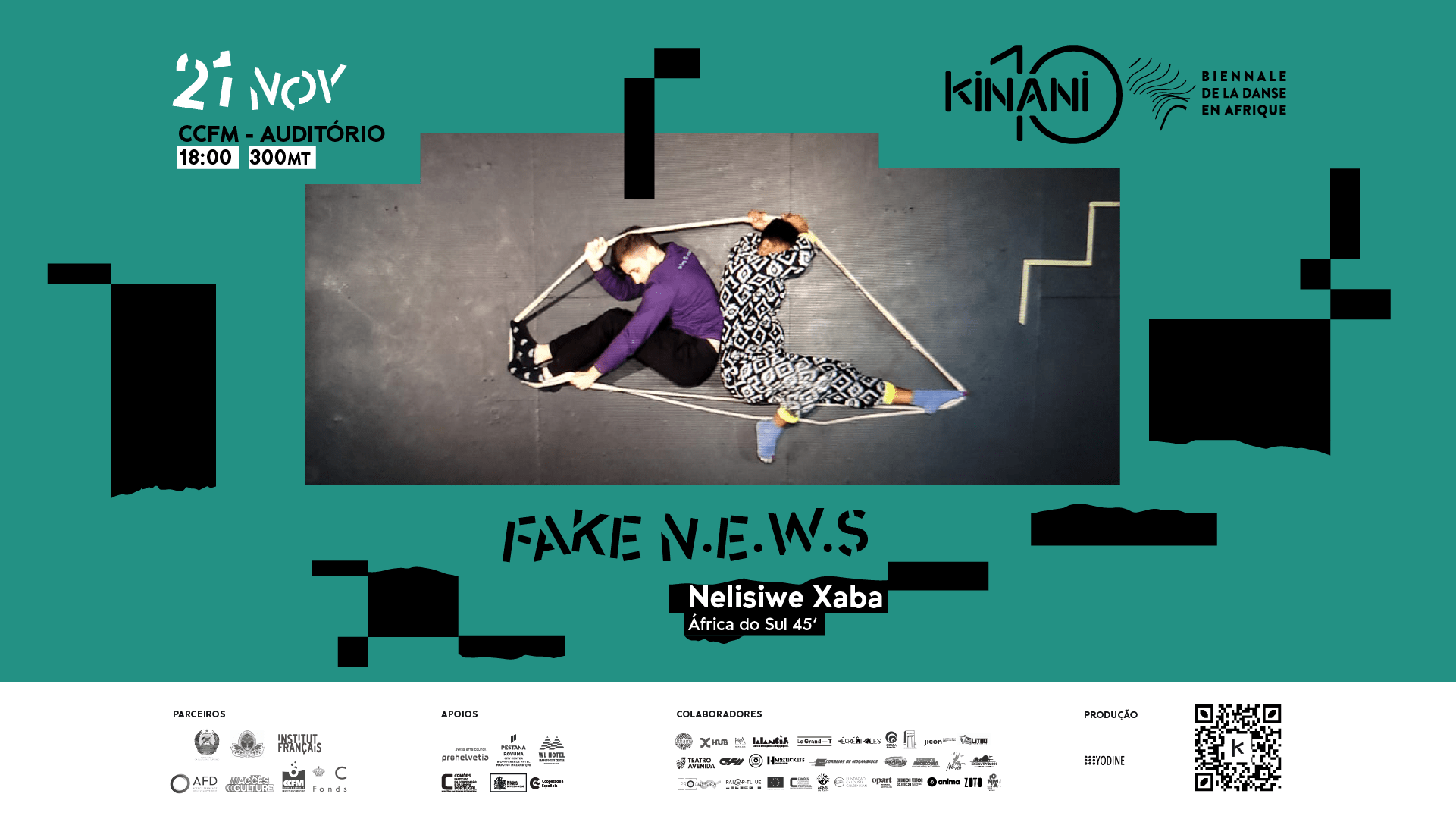 KINANI - Biennale de la Danse en Afrique | "Fake N.E.W.S" de Nelisiwe Xaba