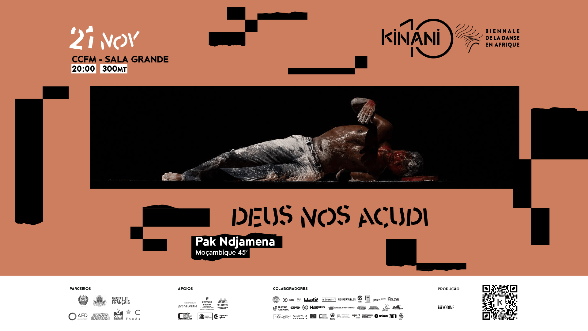 KINANI - Biennale de la Danse en Afrique | "Deus nos Acudi" de Pak Ndjamena