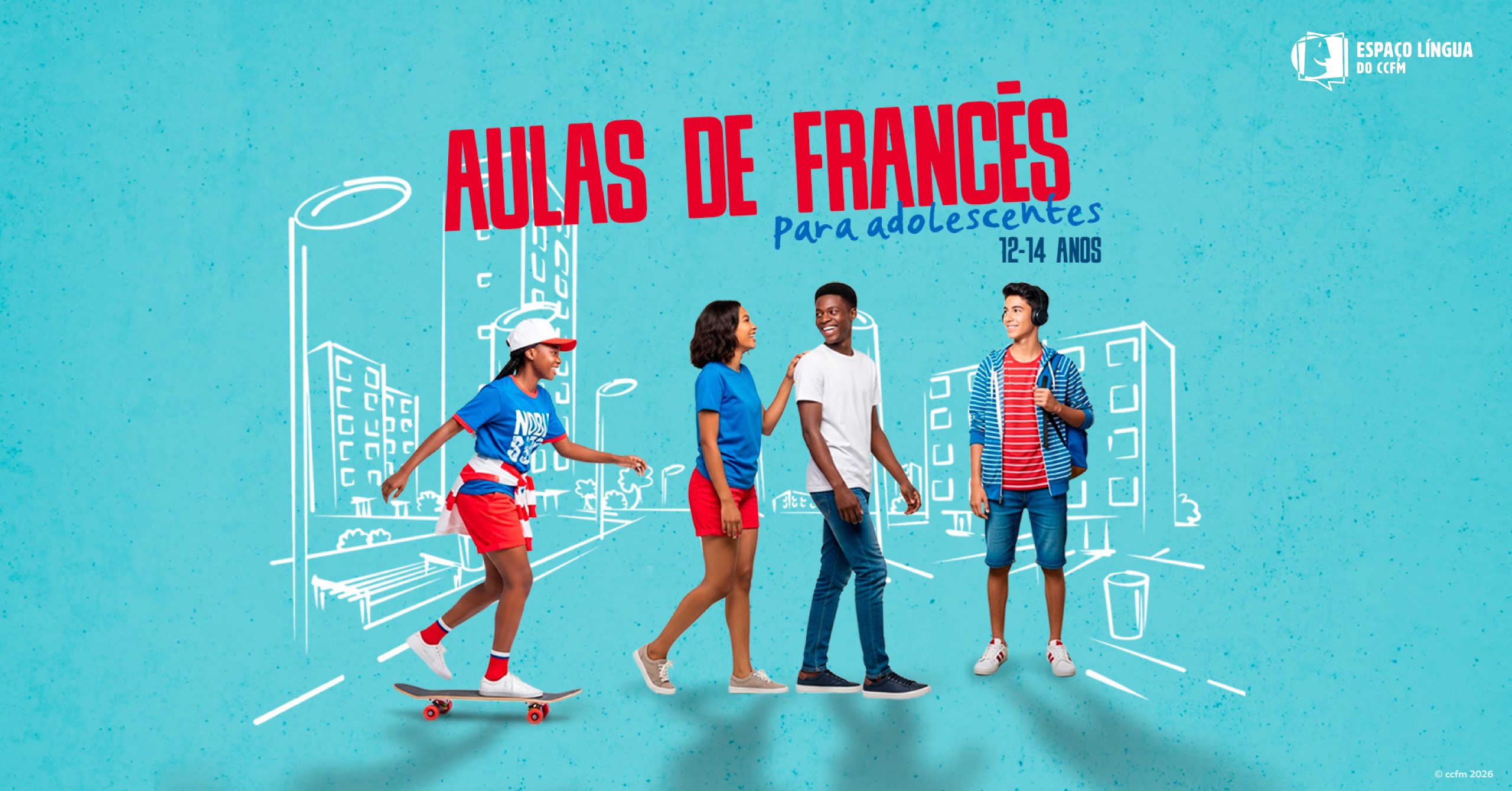 Aulas de Francês para Adolescentes | 12 - 14 anos