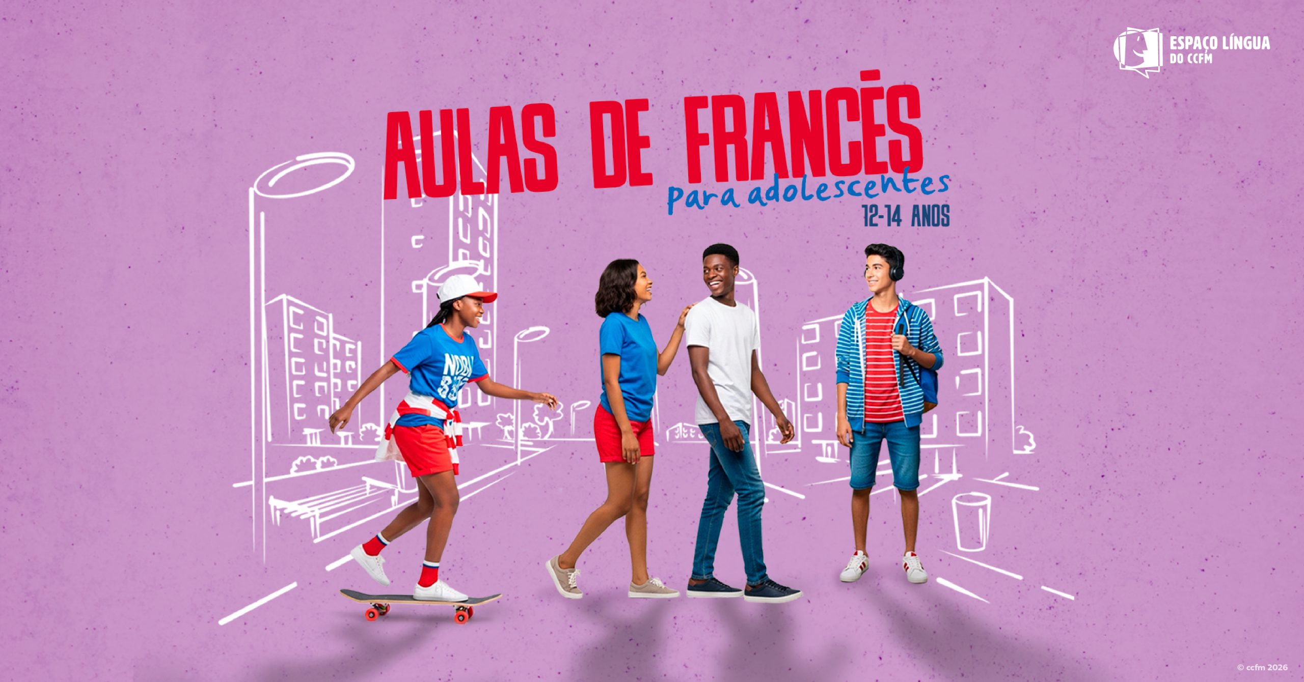 Aulas de Francês para Adolescentes | 12 - 14 anos